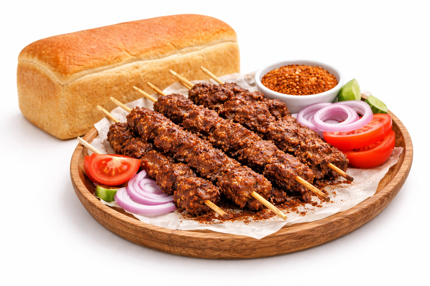 Agege bread and suya